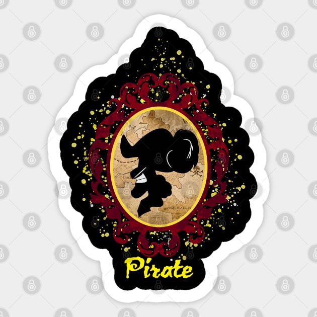 Pirate Sticker by remarcable